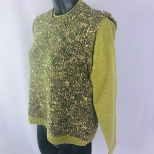 Moss green color sweater